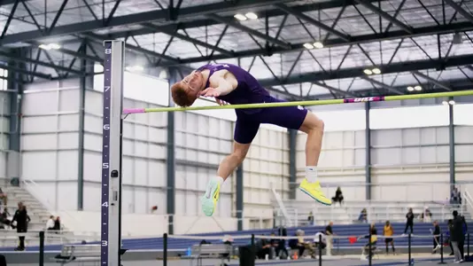 January 13, 2023, Topeka, KANSAS:
2023 KU-KSU-WSU Triangular at Washburn Indoor Atheltic Center in Topeka, KANSAS Friday, January 13, 2023.  
(Photo by Joshua Strong/Kansas State University Athletics) *** Local Caption ***