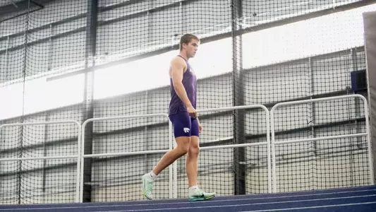 January 13, 2023, Topeka, KANSAS:
2023 KU-KSU-WSU Triangular at Washburn Indoor Atheltic Center in Topeka, KANSAS Friday, January 13, 2023.
(Photo by Joshua Strong/Kansas State University Athletics) *** Local Caption ***