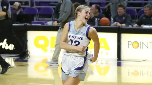 Gabby Gregory celebration