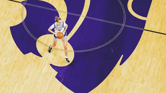 November 17, 2022, MANHATTAN, KANSAS:
K-State Women’s Basketball hosts Iowa at Bramlage Coliseum in MANHATTAN, KANSAS Thursday, November 17, 2022.  
(Photo by Joshua Strong/Kansas State University Athletics) *** Local Caption ***
