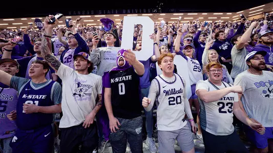Students at Bramlage Coliseum