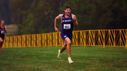 Junior Jack Vincent nearing the finish line.