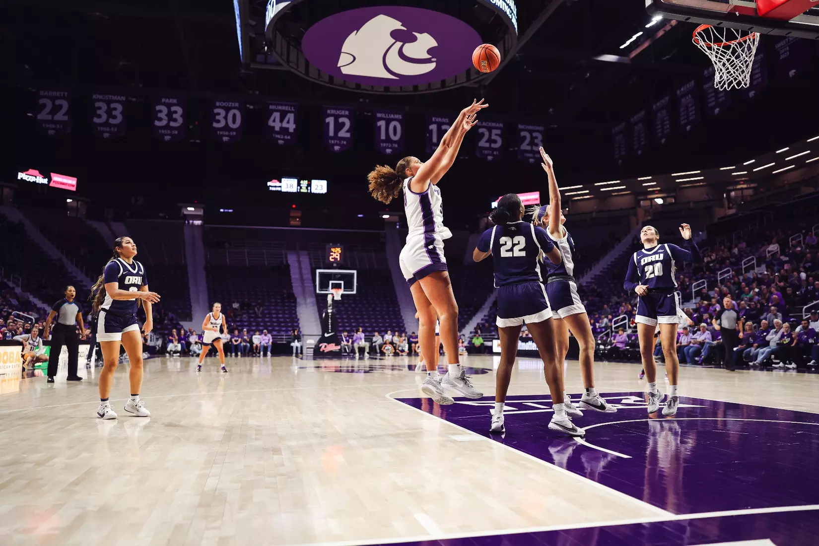 K-State 102, ORU 59 | Bramlage Coliseum, Manhattan, KS.
