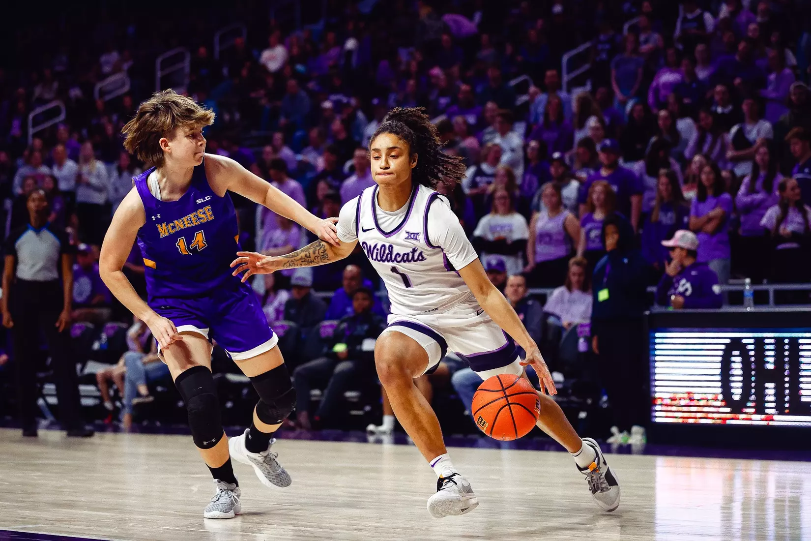 K-State Women's Basketball vs McNeese State, December 6, 2023 / Manhattan, KS / Bramlage Coliseum / K-State 101, McNeese St 39