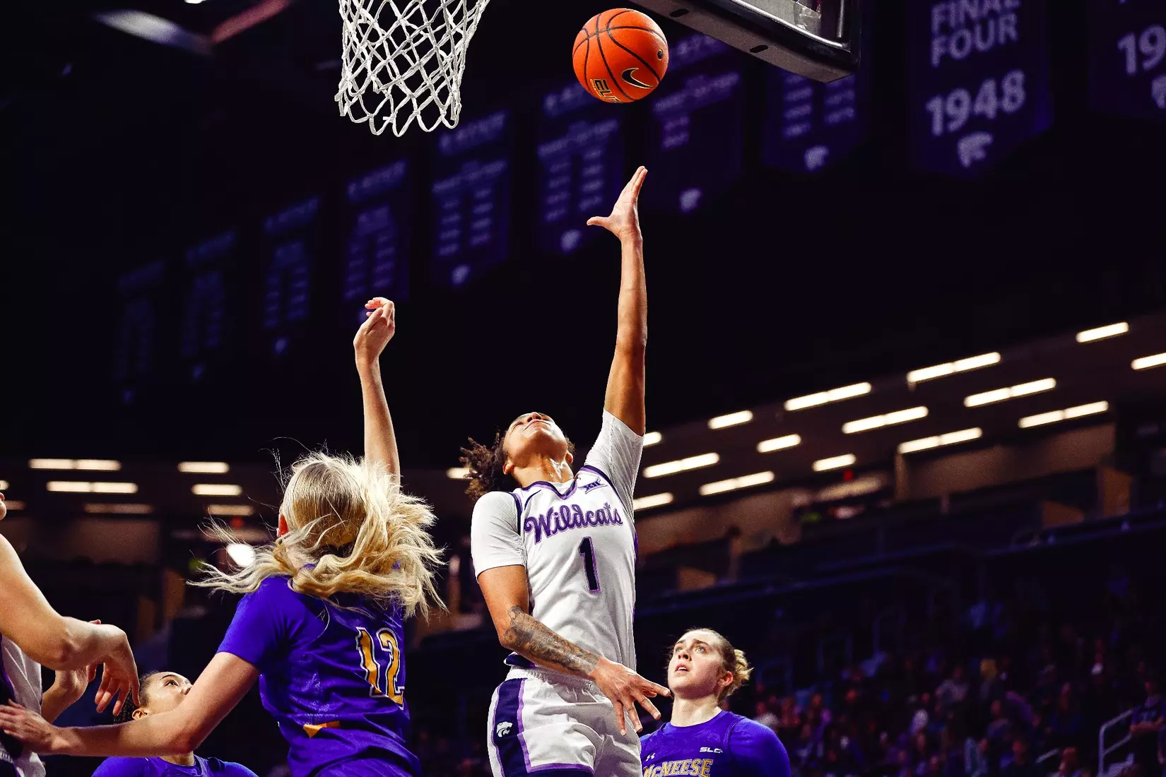 K-State Women's Basketball vs McNeese State, December 6, 2023 / Manhattan, KS / Bramlage Coliseum / K-State 101, McNeese St 39