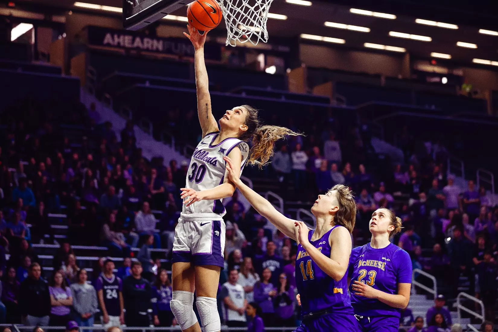 K-State Women's Basketball vs McNeese State, December 6, 2023 / Manhattan, KS / Bramlage Coliseum / K-State 101, McNeese St 39