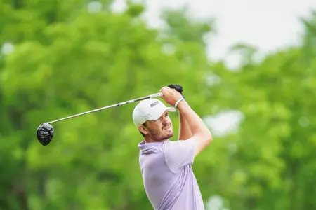 May 17, 2022, NORMAN, OKLAHOMA:
K-State Men’s Golf competes in the 2022 NCAA Division I Men’s Golf Regional Tournament at Jimmie Austion OU Golf Club in NORMAN, OKLAHOMA Tuesday, May 17, 2022.
(Photo by Joshua Strong/Kansas State University Athletics) *** Local Caption ***
