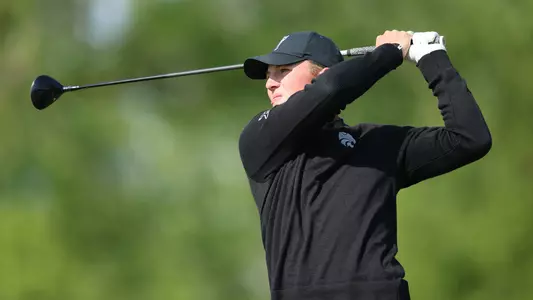 Nicklaus Mason during the final round of the 2023 NCAA Bath Regional at Eagle Eye Golf Club in Bath, Michigan. (Rey Del Rio)