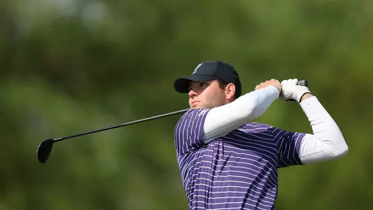 Cooper Schultz during the final round of the 2023 NCAA Bath Regional at Eagle Eye Golf Club in Bath, Michigan. (Rey Del Rio)