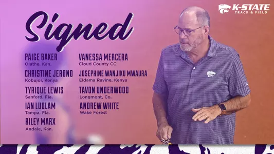 Track signees for fall 2023