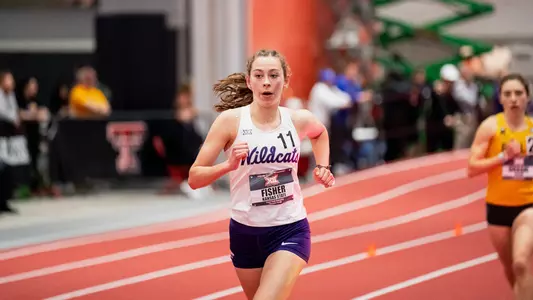 February 25, 2023, LUBBOCK, TEXAS:
2023 Big 12 Indoor Track Championships at Sports Performance Center in LUBBOCK, TEXAS Saturday, February 25, 2023.  
(Photo by Joshua Strong/Kansas State University Athletics) *** Local Caption ***