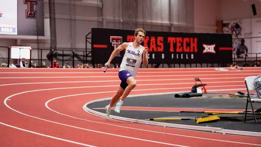 February 25, 2023, LUBBOCK, TEXAS:
2023 Big 12 Indoor Track Championships at Sports Performance Center in LUBBOCK, TEXAS Saturday, February 25, 2023.
(Photo by Joshua Strong/Kansas State University Athletics) *** Local Caption ***