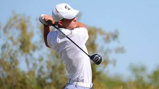 Luke O'Neill at the 2023 NCAA Championship held at Grayhawk Golf Club in Scottsdale, Arizona. (Photo by C. Morgan Engel/NCAA Photos via Getty Images)