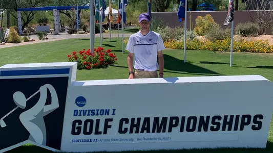 Luke O'Neill at the 2023 NCAA Championship at Grayhawk Golf Club in Scottsdale, Arizona.
