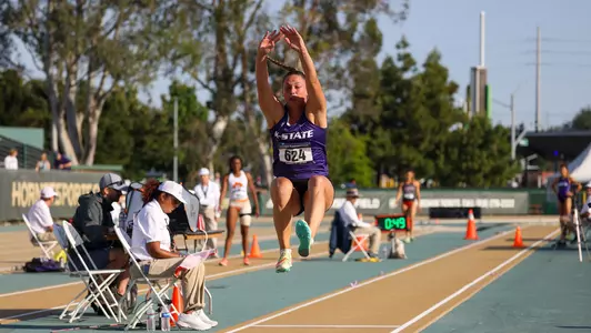 Urte Bacianskaite competed in the long jump, while advancing to the NCAA Championships in the