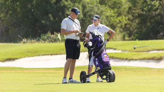 Haley Vargas during the first round of the 2023 NCAA San Antonio Regional.