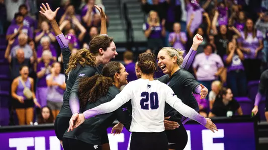 VB Team Celebration TCU 2023