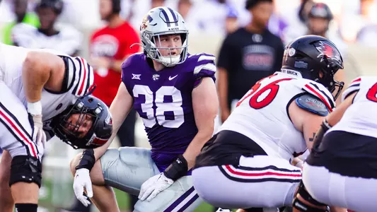 Kansas State Football vs. Southeast Missouri, September 2, 2023. Final: KSU 48, OPP ABV 0.
First game of the season.
(Photo: Chandler Mixon/K-State Sports)