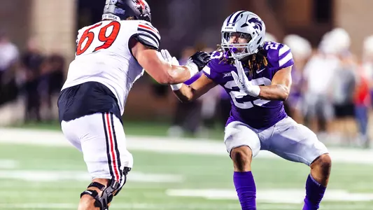 Kansas State Football vs. Southeast Missouri, September 2, 2023. Final: KSU 48, OPP ABV 0.
First game of the season.
(Photo: Chandler Mixon/K-State Sports)