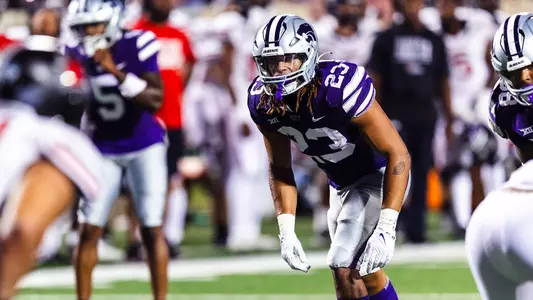 Kansas State Football vs. Southeast Missouri, September 2, 2023. Final: KSU 48, OPP ABV 0.
First game of the season.
(Photo: Chandler Mixon/K-State Sports)