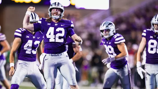 Kansas State Football vs. University of Central Florida, September 23, 2023. Final: KSU 44, UCF 31.
First Big 12 matchup between KSU and UCF.
(Photo: Chandler Mixon/K-State Sports)