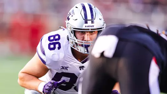 Kansas State Football vs. Texas Tech University, October 14, 2023. Final: KSU 38, TTU 21.
Avery Johnson five touchdowns.
(Photo: Chandler Mixon/K-State Sports)