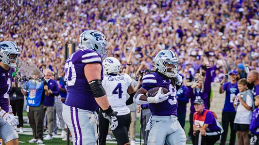 Kansas State Football vs. Texas Christian University, October 21, 2023. Final: KSU 41, TCU 3.
Rematch of Big 12 Championship.
(Photo: Chandler Mixon/K-State Sports)