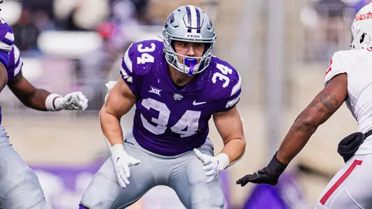 Kansas State Football vs. University of Houston, October 28, 2023. Final: KSU 41, UH 0, .
First Big 12 matchup between K-State and Houston
Second shutout of the season for K-State.
(Photo: Chandler Mixon/K-State Sports)