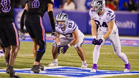 Kansas State Football vs. Kansas, November 18, 2023. Final: KSU 31, KU 27, .
15th straight win against Kansas.
(Photo: Chandler Mixon/K-State Sports)
