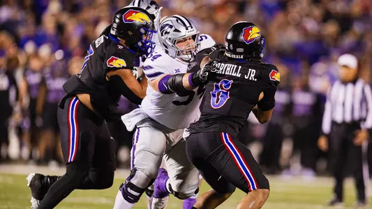 Kansas State Football vs. Kansas, November 18, 2023. Final: KSU 31, KU 27, .
15th straight win against Kansas.
(Photo: Chandler Mixon/K-State Sports)