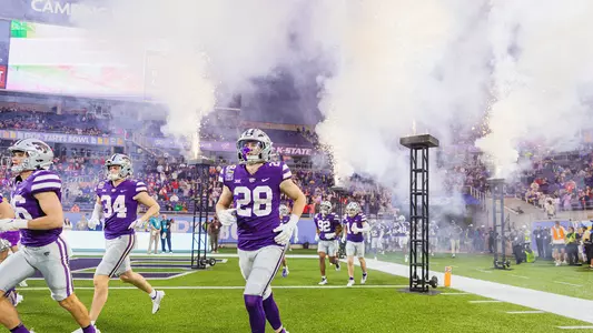 Kansas State Football vs. NC State, December 28, 2023. Final: KSU 28, NCS 19, .
Avery Johnson’s first career start at Quarterback.
First Pop-tarts Bowl
(Photo: Chandler Mixon/K-State Sports)