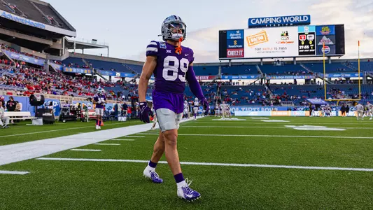 Kansas State Football vs. NC State, December 28, 2023. Final: KSU 28, NCS 19, .
Avery Johnson’s first career start at Quarterback.
First Pop-tarts Bowl
(Photo: Chandler Mixon/K-State Sports)