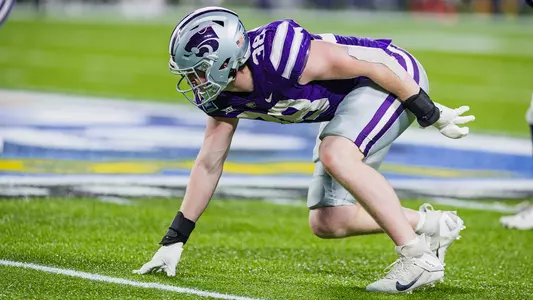 Kansas State Football vs. NC State, December 28, 2023. Final: KSU 28, NCS 19, .
Avery Johnson’s first career start at Quarterback.
First Pop-tarts Bowl
(Photo: Chandler Mixon/K-State Sports)