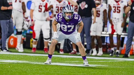Kansas State Football vs. NC State, December 28, 2023. Final: KSU 28, NCS 19, .
Avery Johnson’s first career start at Quarterback.
First Pop-tarts Bowl
(Photo: Chandler Mixon/K-State Sports)