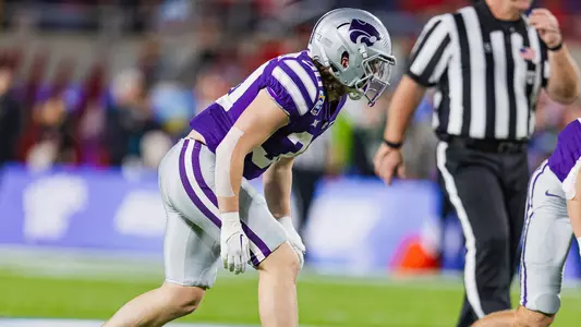 Kansas State Football vs. NC State, December 28, 2023. Final: KSU 28, NCS 19, .
Avery Johnson’s first career start at Quarterback.
First Pop-tarts Bowl
(Photo: Chandler Mixon/K-State Sports)