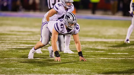Kansas State Football vs. Kansas, November 18, 2023. Final: KSU 31, KU 27, .
15th straight win against Kansas.
(Photo: Chandler Mixon/K-State Sports)