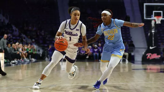 Kansas State women’s basketball vs. Southern, December 20, 2023. Final: KSU 84, SU 52.
(Photo: Lathe Cobb/K-State Sports)