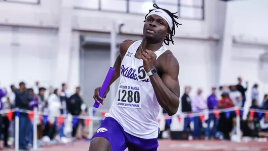 Kyle Gale in the 4x400 Relay at the Bob Timmons Challenge