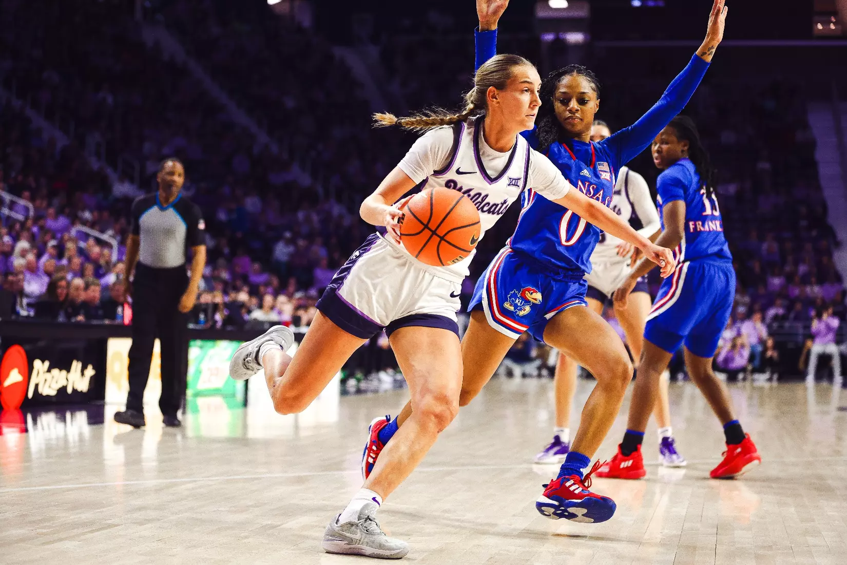 K-State defeats Kansas 69-58 in the Dillons Sunflower Showdown. Bramlage Coliseum / Manhattan, KS