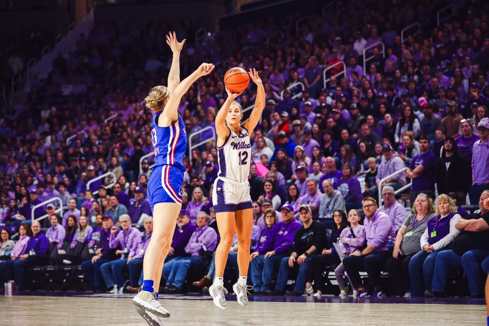 K-State defeats Kansas 69-58 in the Dillons Sunflower Showdown. Bramlage Coliseum / Manhattan, KS