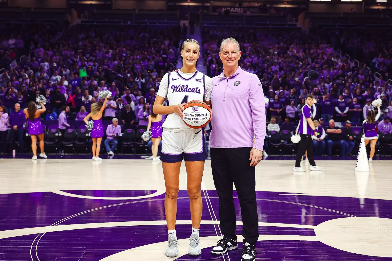 K-State defeats Kansas 69-58 in the Dillons Sunflower Showdown. Bramlage Coliseum / Manhattan, KS