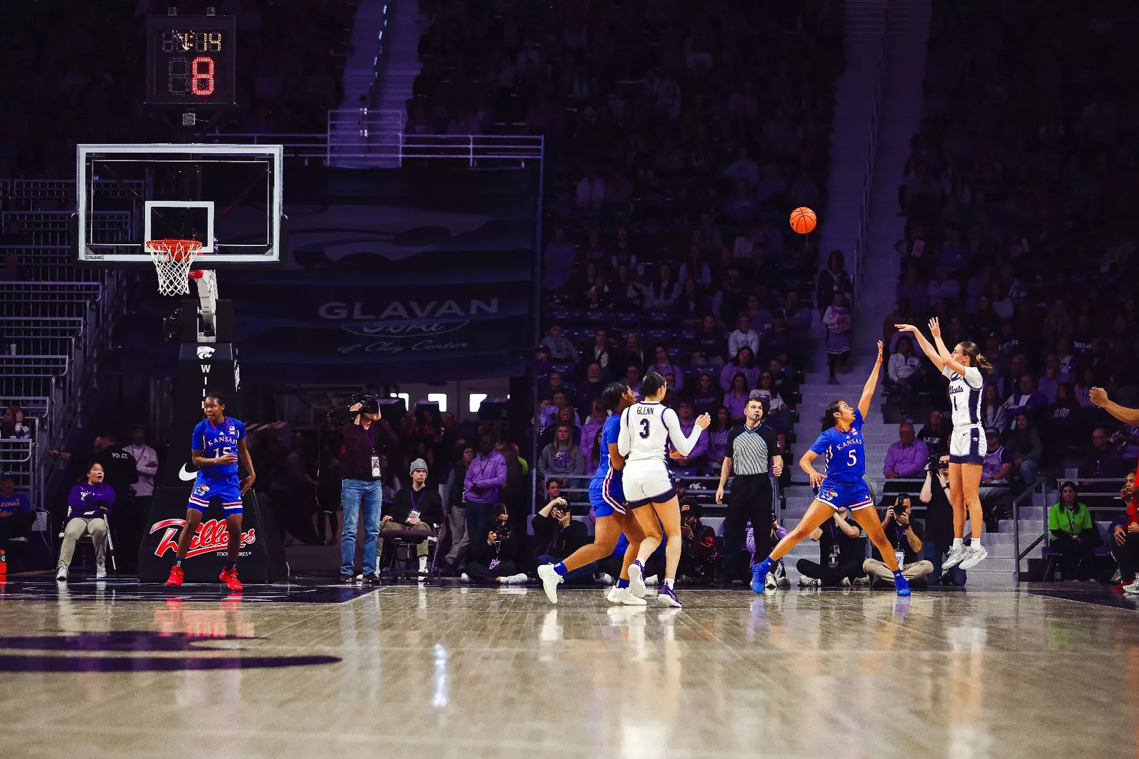 K-State defeats Kansas 69-58 in the Dillons Sunflower Showdown. Bramlage Coliseum / Manhattan, KS