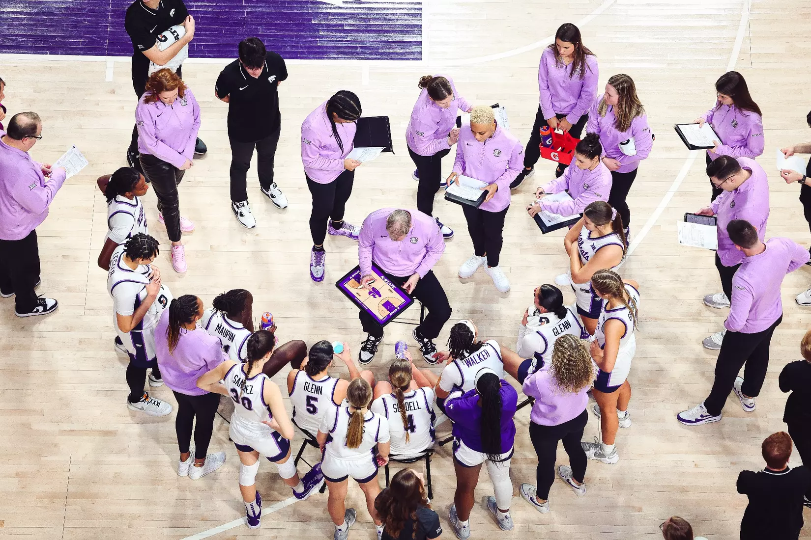 K-State defeats Kansas 69-58 in the Dillons Sunflower Showdown. Bramlage Coliseum / Manhattan, KS