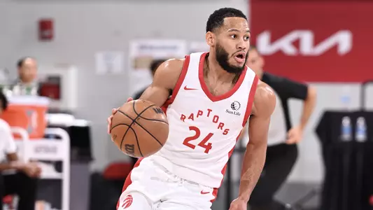 Markquis Nowell with the Raptors