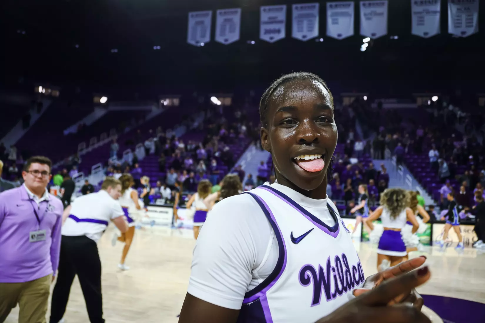 K-State vs Eastern Illinois - Ayoka Lee earns the #1 All Time-Scoring record / Bramlage Coliseum - Manhattan, KS