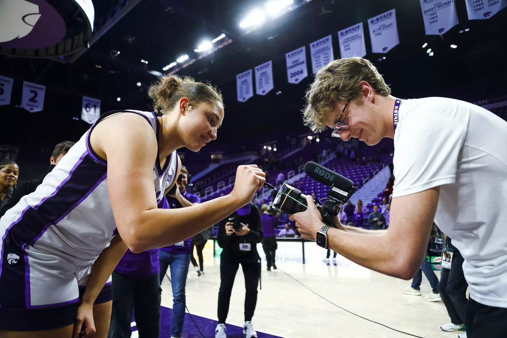 K-State vs Eastern Illinois - Ayoka Lee earns the #1 All Time-Scoring record / Bramlage Coliseum - Manhattan, KS