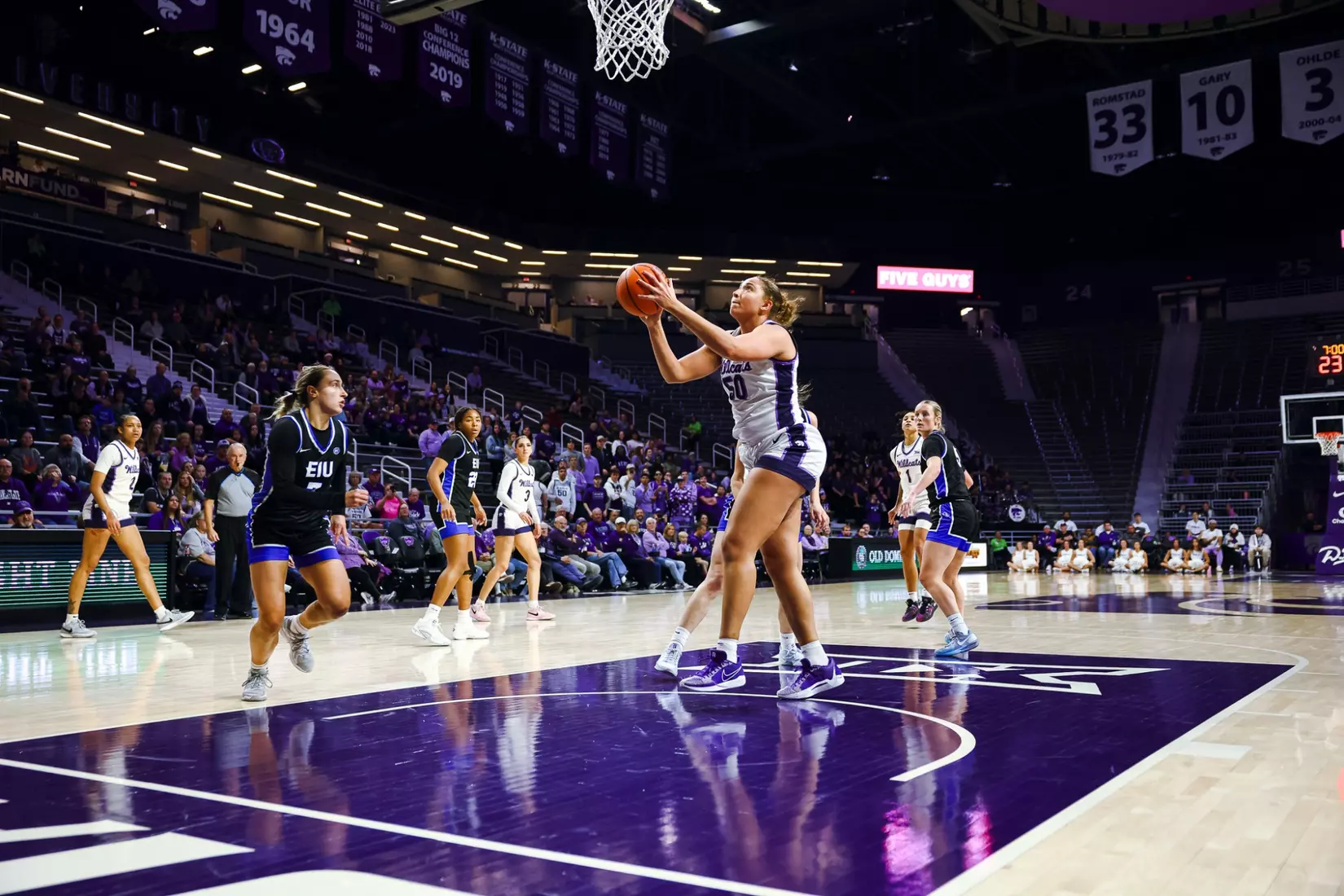 K-State vs Eastern Illinois - Ayoka Lee earns the #1 All Time-Scoring record / Bramlage Coliseum - Manhattan, KS