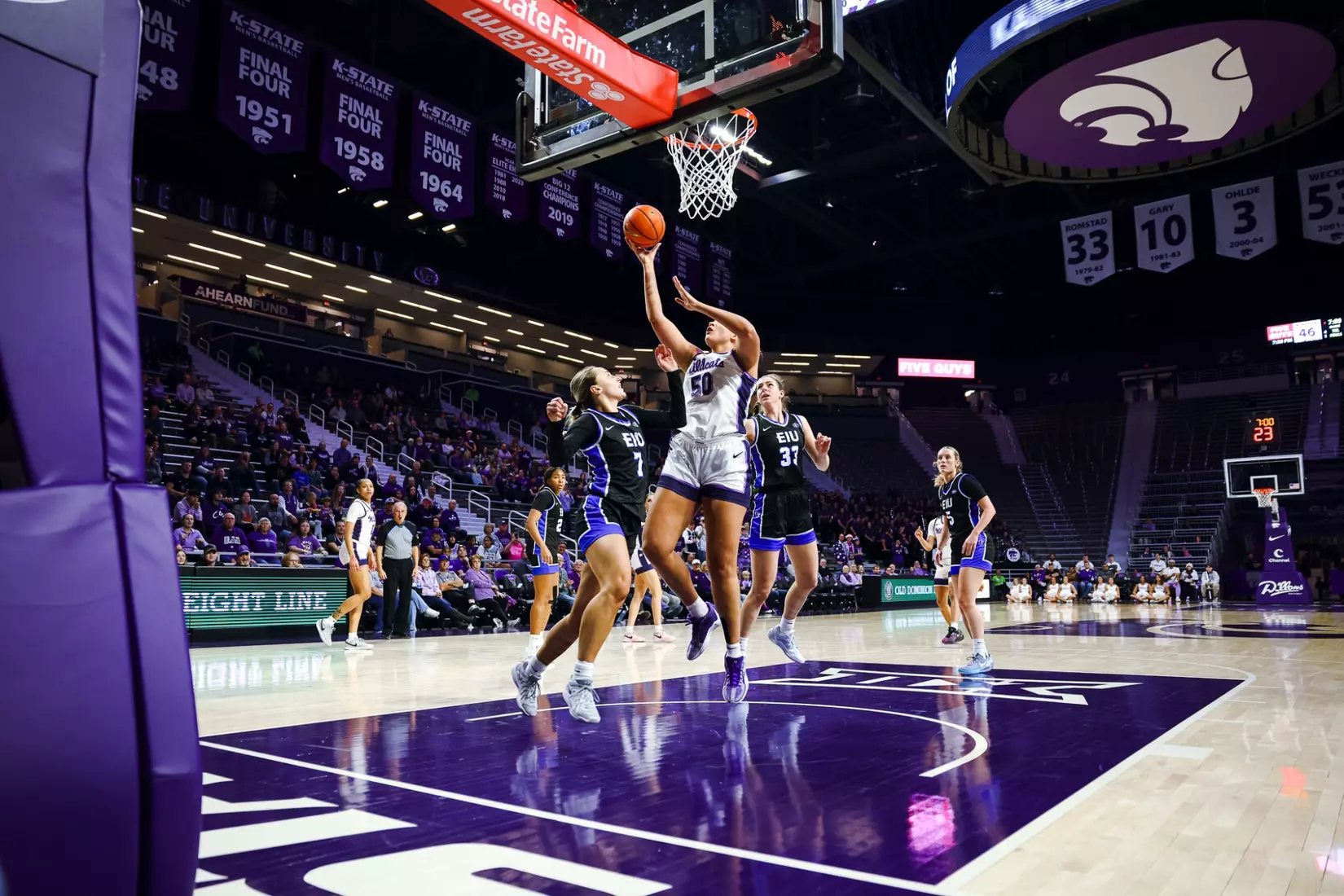 K-State vs Eastern Illinois - Ayoka Lee earns the #1 All Time-Scoring record / Bramlage Coliseum - Manhattan, KS