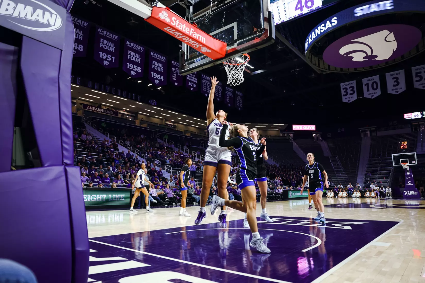 K-State vs Eastern Illinois - Ayoka Lee earns the #1 All Time-Scoring record / Bramlage Coliseum - Manhattan, KS