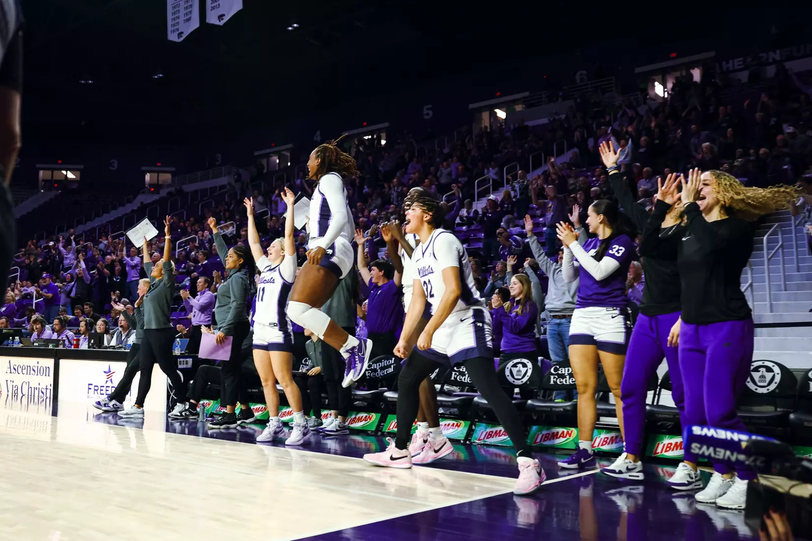 K-State vs Eastern Illinois - Ayoka Lee earns the #1 All Time-Scoring record / Bramlage Coliseum - Manhattan, KS